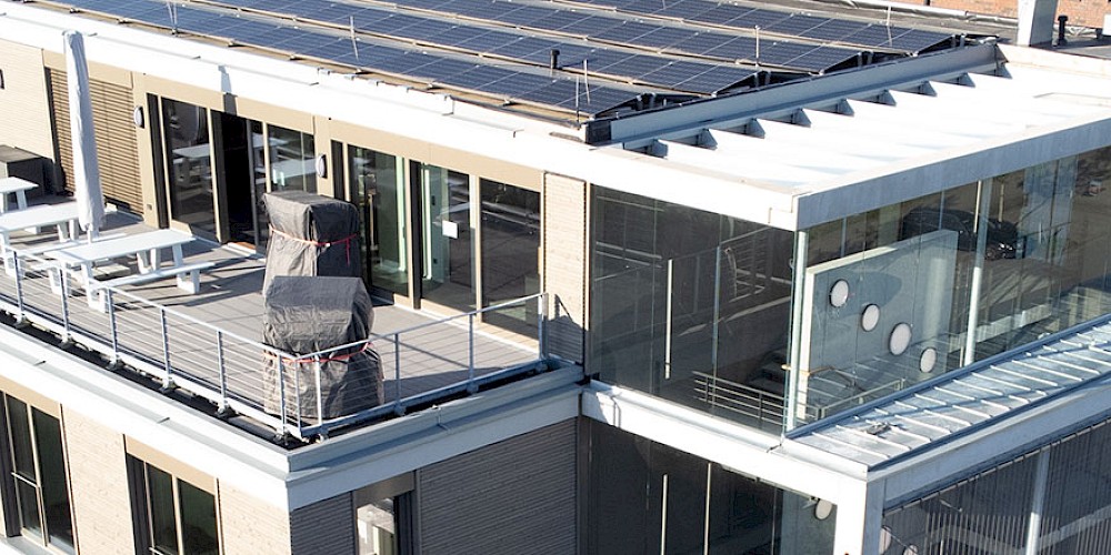 Das Bürogebäude der Bode Planungsgesellschaft an der Meyerbeerstraße 31 in Münster