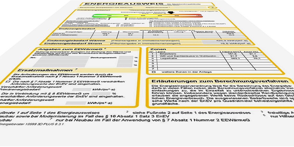 Ein Energieausweis ist für Nichtwohngebäude verpflichtend