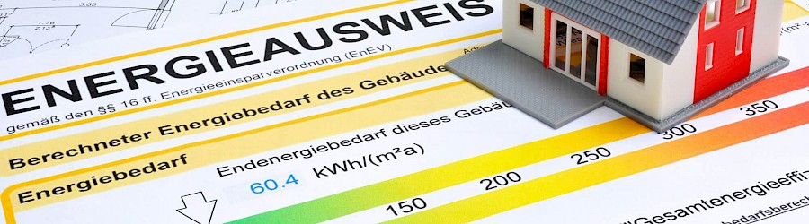 Abbildung eines Energieausweises