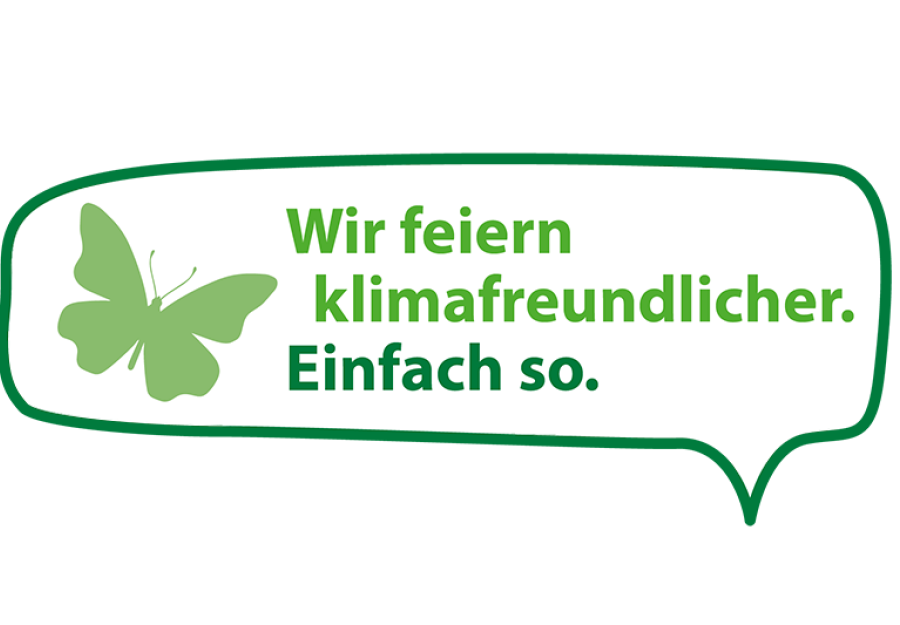 Wir feiern klimafreundlich